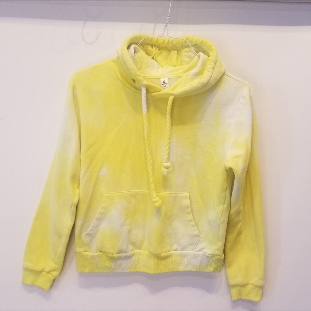 90 Degree Kid's Yellow Hoodie Sweatshirt Size M